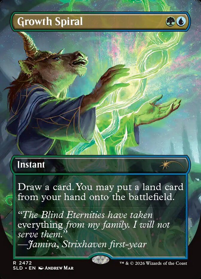 Growth Spiral 2472 - Secret Lair Drop MTG card