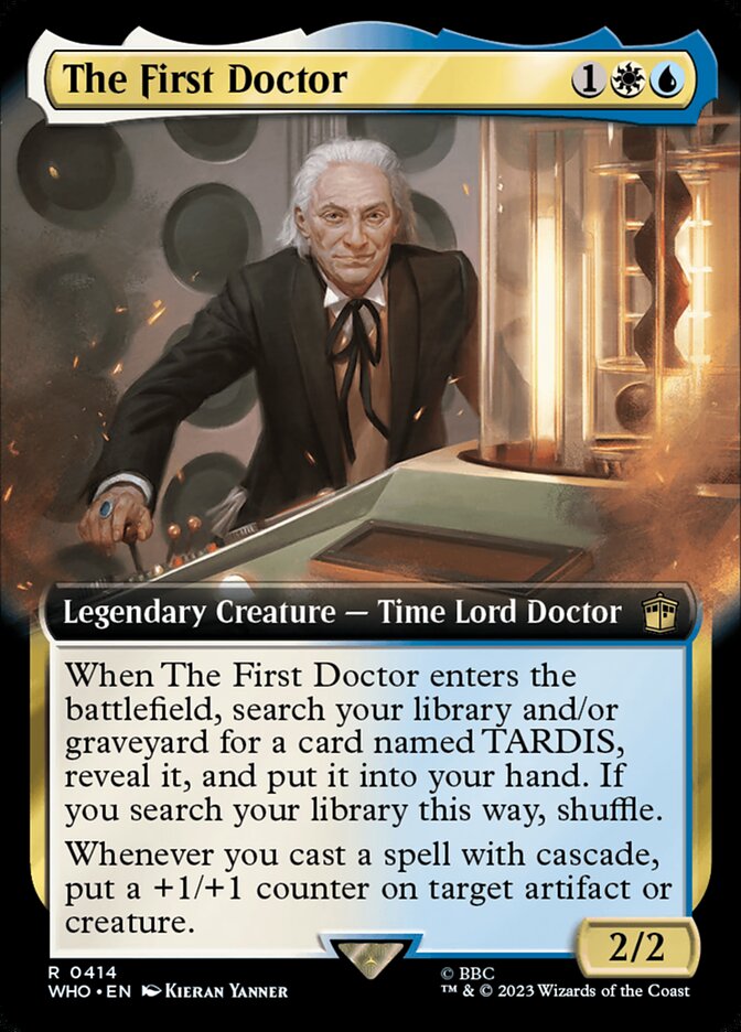 The First Doctor 414 - Doctor Who MTG card