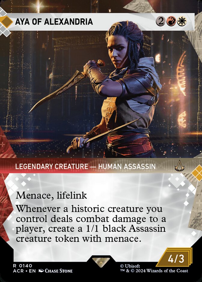 Aya of Alexandria 140 - Assassin's Creed MTG card