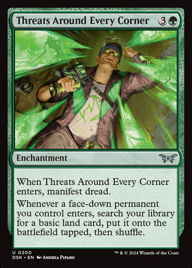 Threats Around Every Corner 200 - Duskmourn: House of Horror MTG card