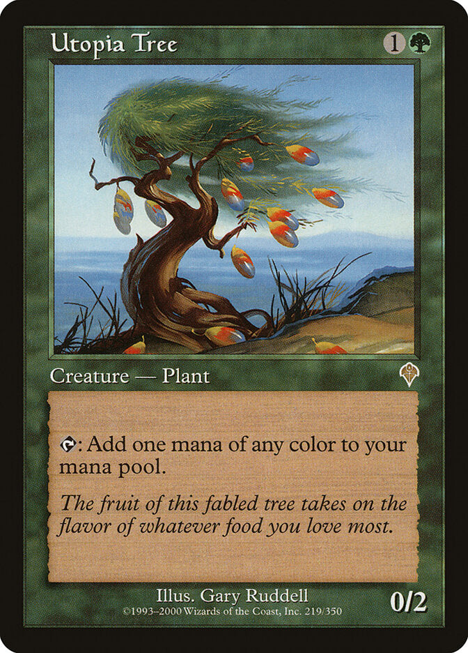 Utopia Tree 219 - Invasion MTG card