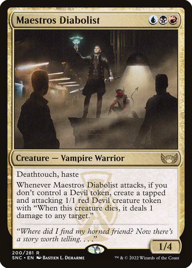 Maestros Diabolist 200 - Streets of New Capenna MTG card