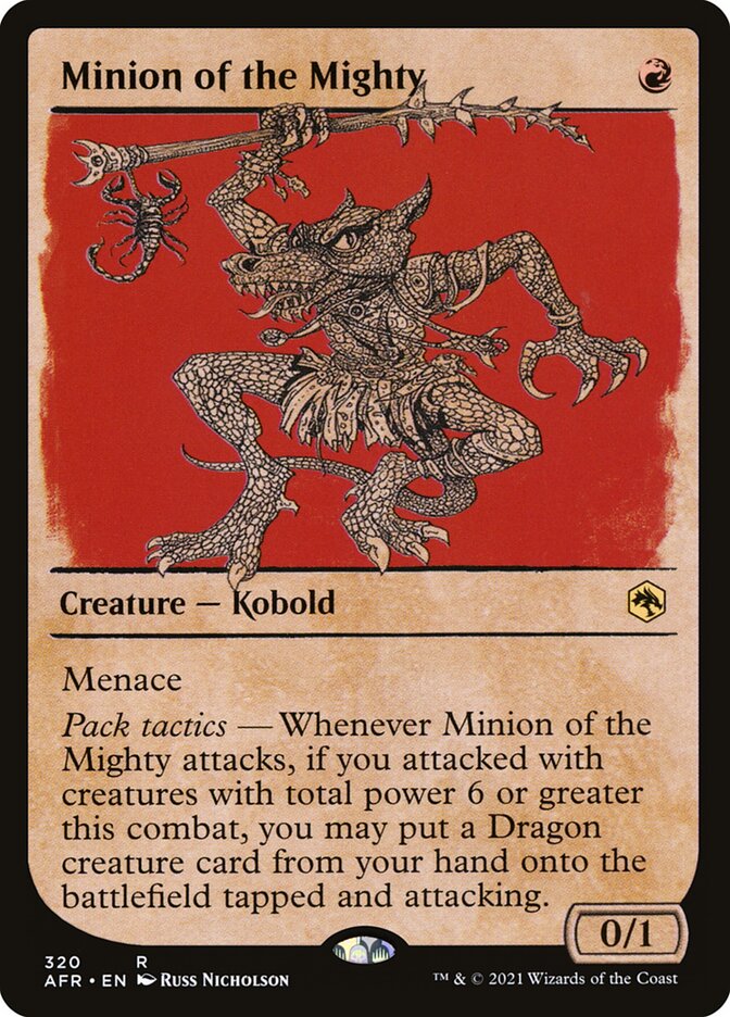 Minion of the Mighty 320 - Adventures in the Forgotten Realms MTG card