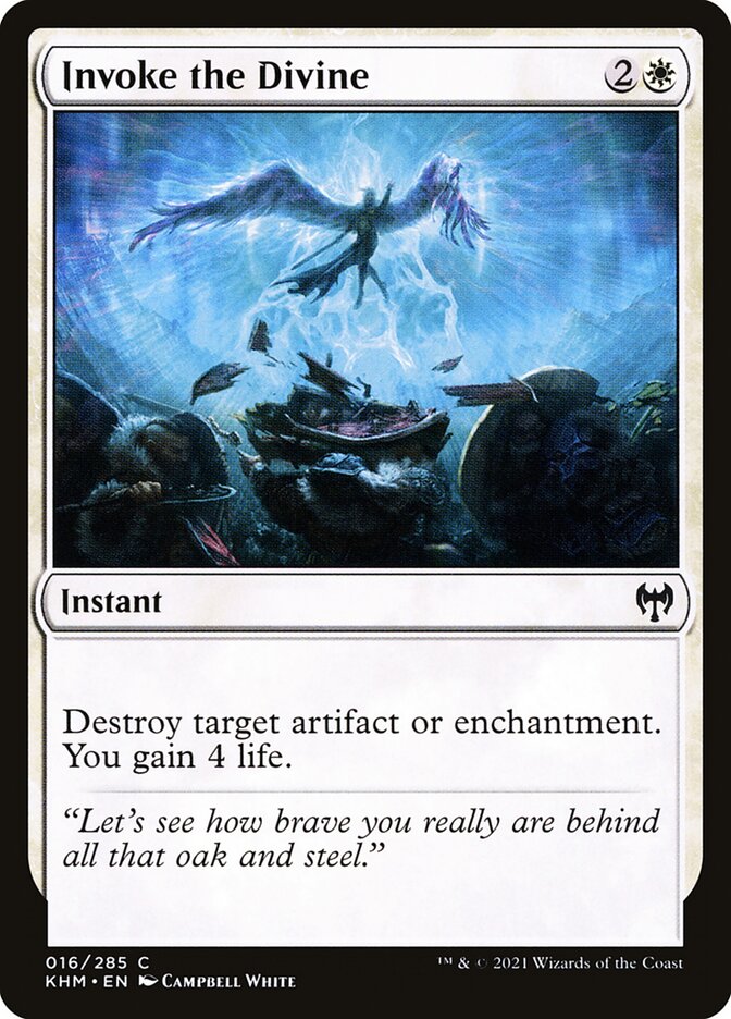 Invoke the Divine 16 - Kaldheim MTG card