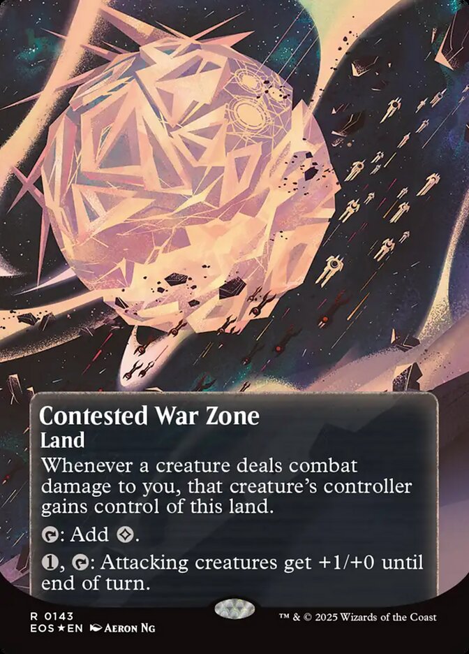 Contested War Zone 143 - Edge of Eternities: Stellar Sights MTG card