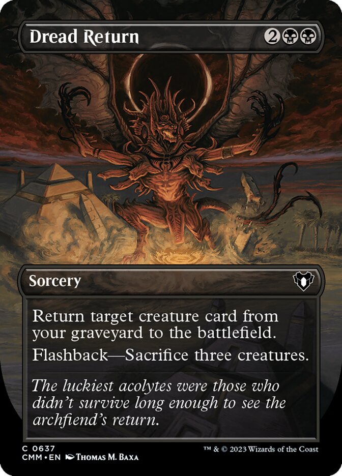 Dread Return 637 - Commander Masters MTG card
