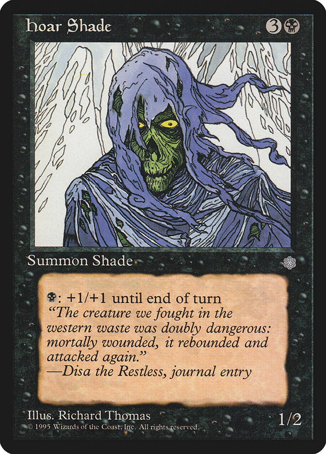 Hoar Shade 131 - Ice Age MTG card