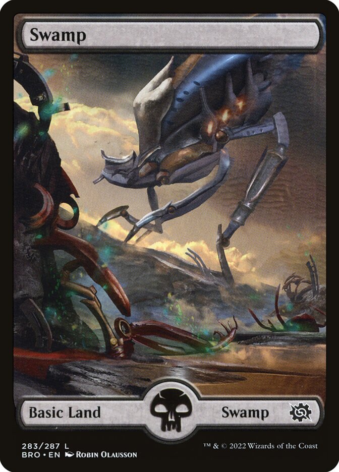 Swamp 283 - The Brothers' War MTG card