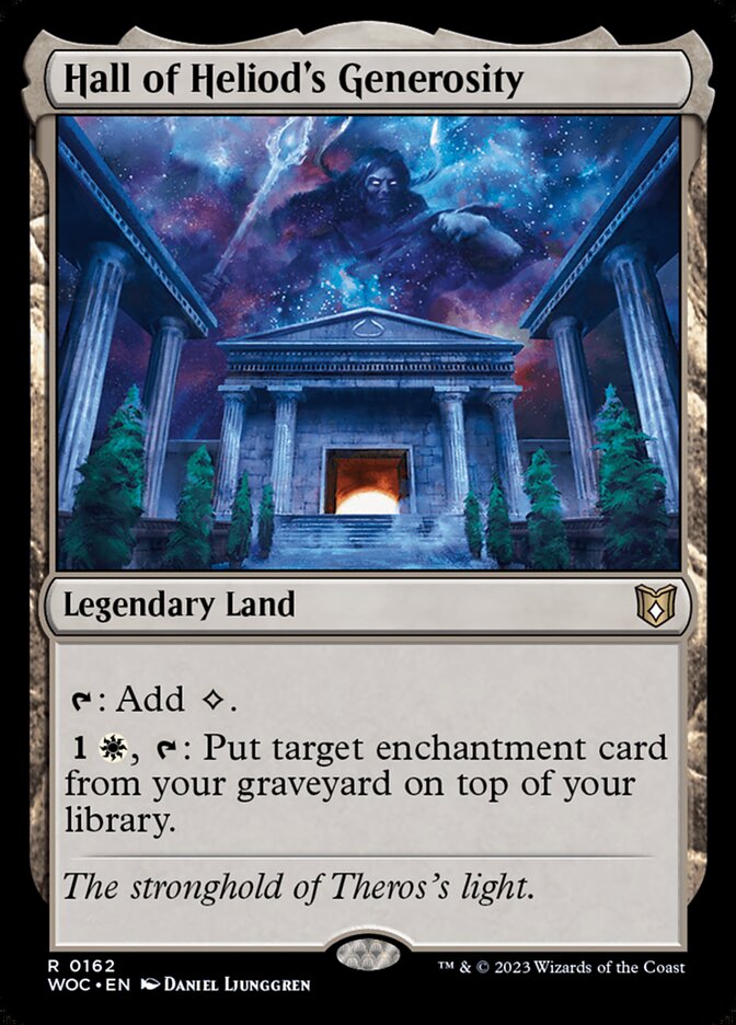 Hall of Heliod's Generosity 162 - Wilds of Eldraine Commander MTG card