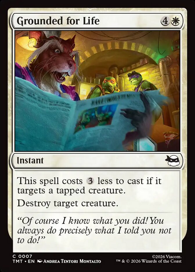 Grounded for Life 7 - Teenage Mutant Ninja Turtles MTG card