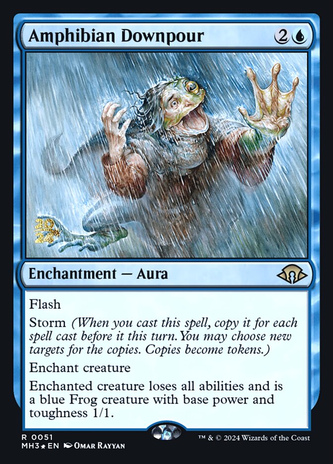 Amphibian Downpour 51s - Modern Horizons 3 Promos MTG card