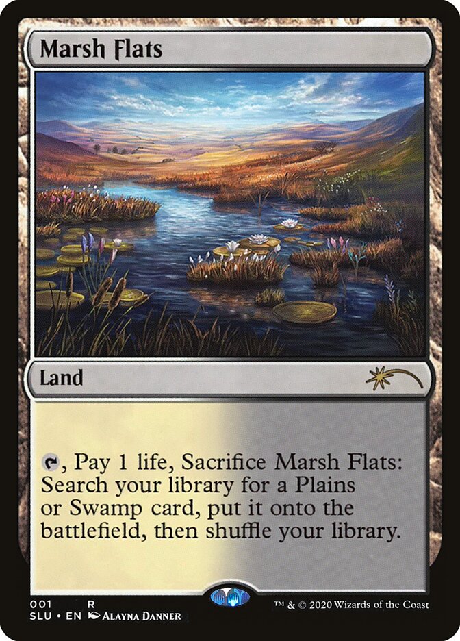 Marsh Flats 1 - Secret Lair: Ultimate Edition MTG card