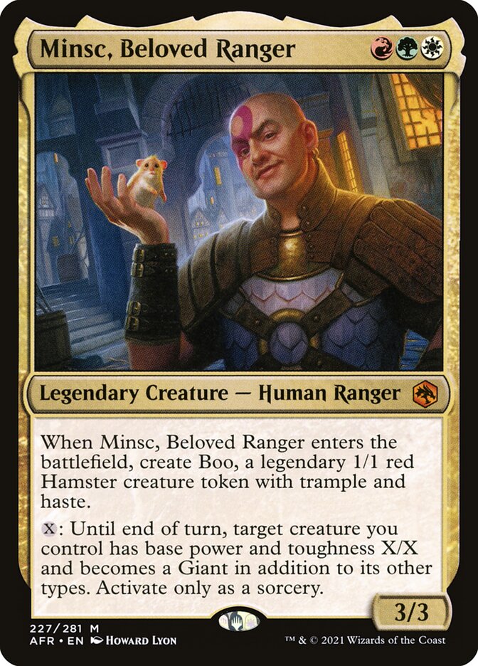 Minsc, Beloved Ranger 227 - Adventures in the Forgotten Realms MTG card