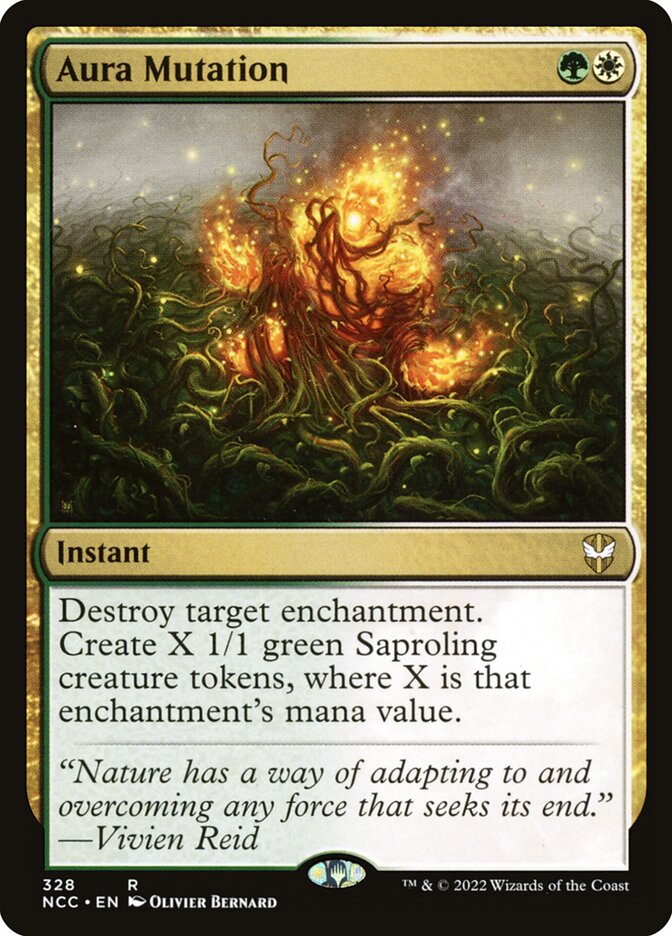Aura Mutation 328 - New Capenna Commander MTG card