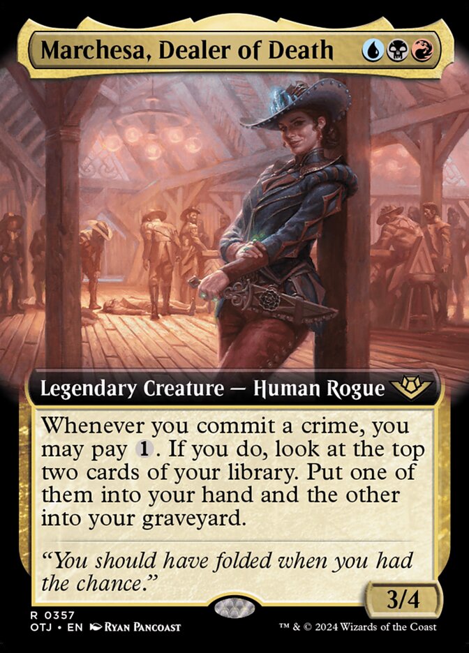 Marchesa, Dealer of Death 357 - Outlaws of Thunder Junction MTG card