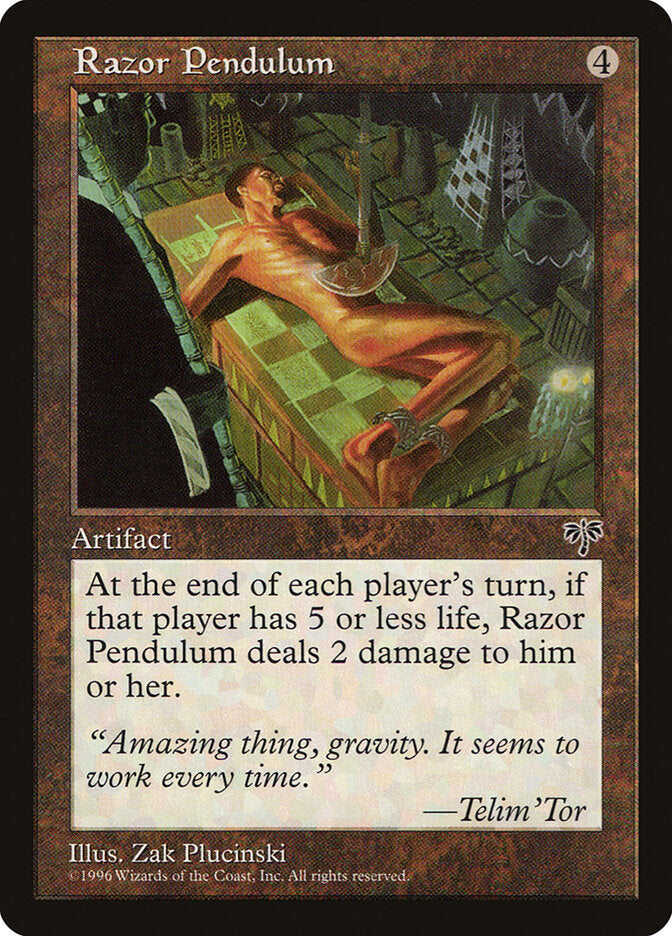 Razor Pendulum 317 - Mirage MTG card