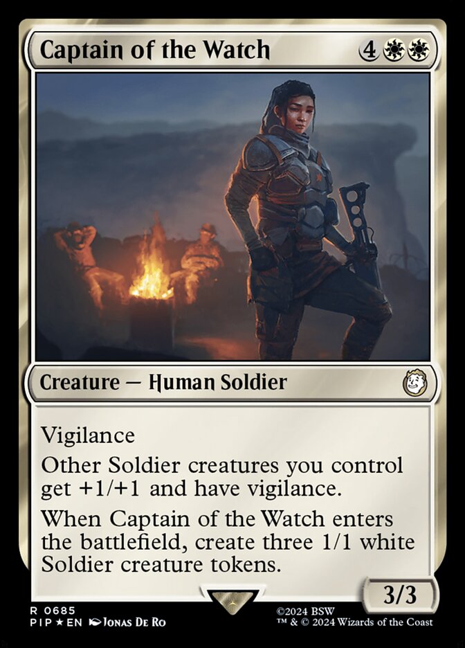 Captain of the Watch 685 - Fallout MTG card