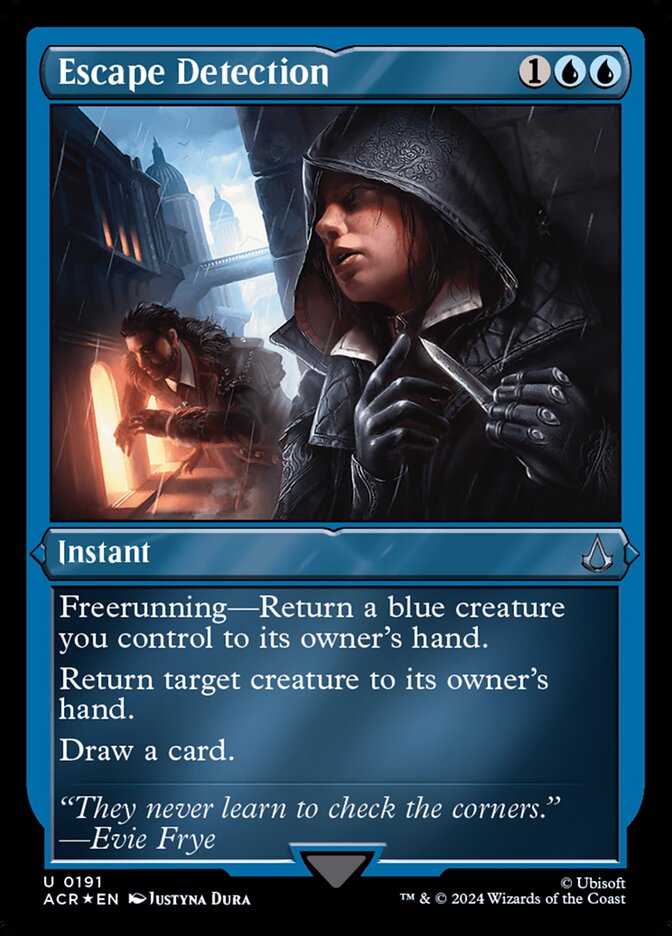 Escape Detection 191 - Assassin's Creed MTG card
