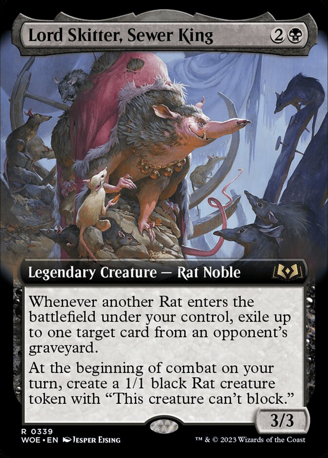 Lord Skitter, Sewer King 339 - Wilds of Eldraine MTG card