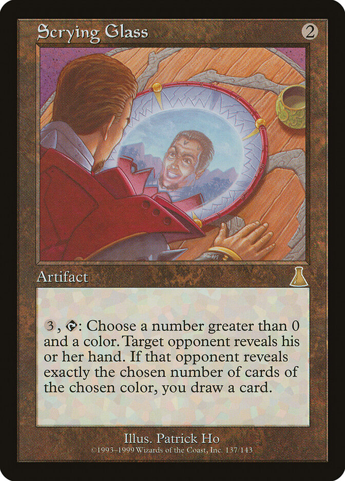 Scrying Glass 137 - Urza's Destiny MTG card