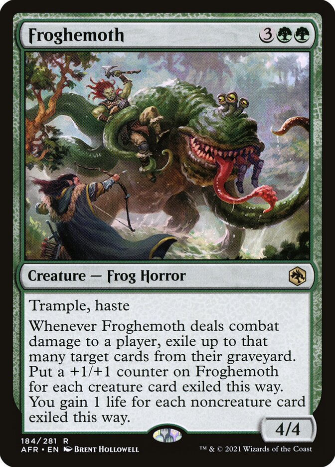 Froghemoth 184 - Adventures in the Forgotten Realms MTG card