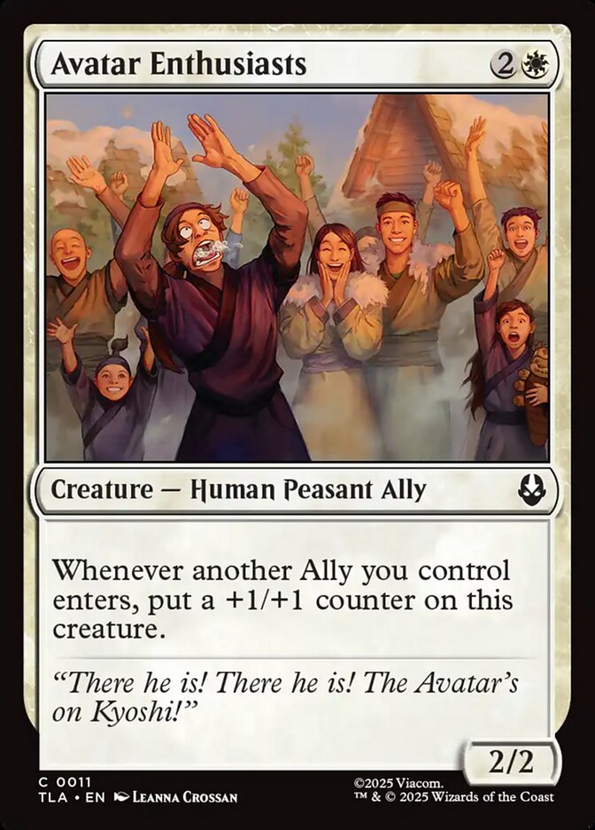 Avatar Enthusiasts 11 - Avatar: The Last Airbender MTG card