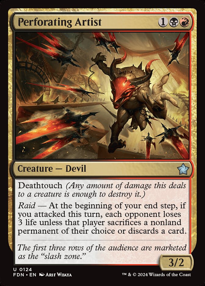 Perforating Artist 124 - Foundations MTG card