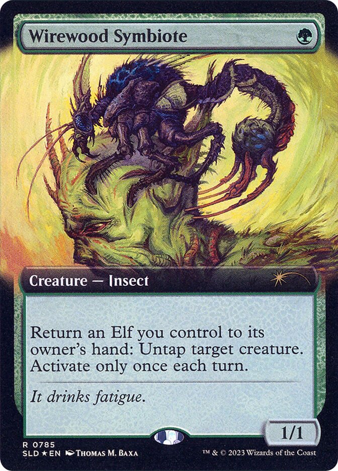 Wirewood Symbiote 785 - Secret Lair Drop MTG card