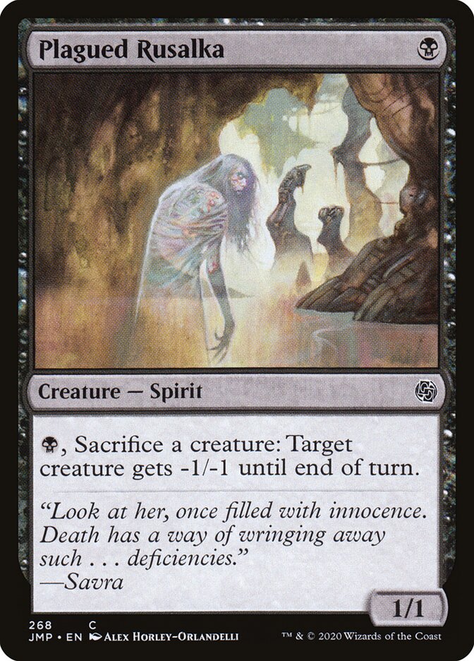 Plagued Rusalka 268 - Jumpstart MTG card