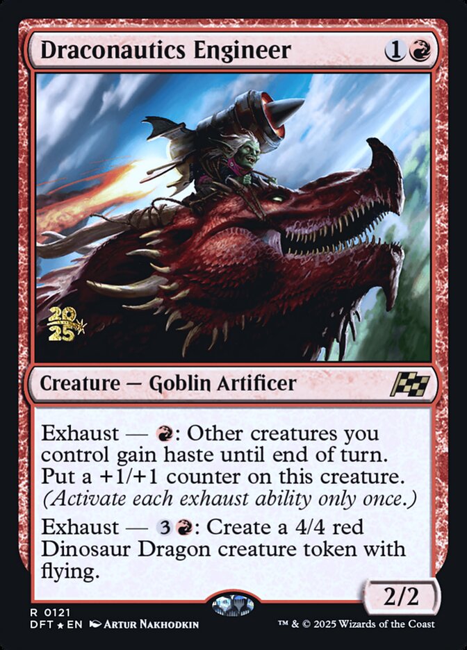 Draconautics Engineer 121s - Aetherdrift Promos MTG card