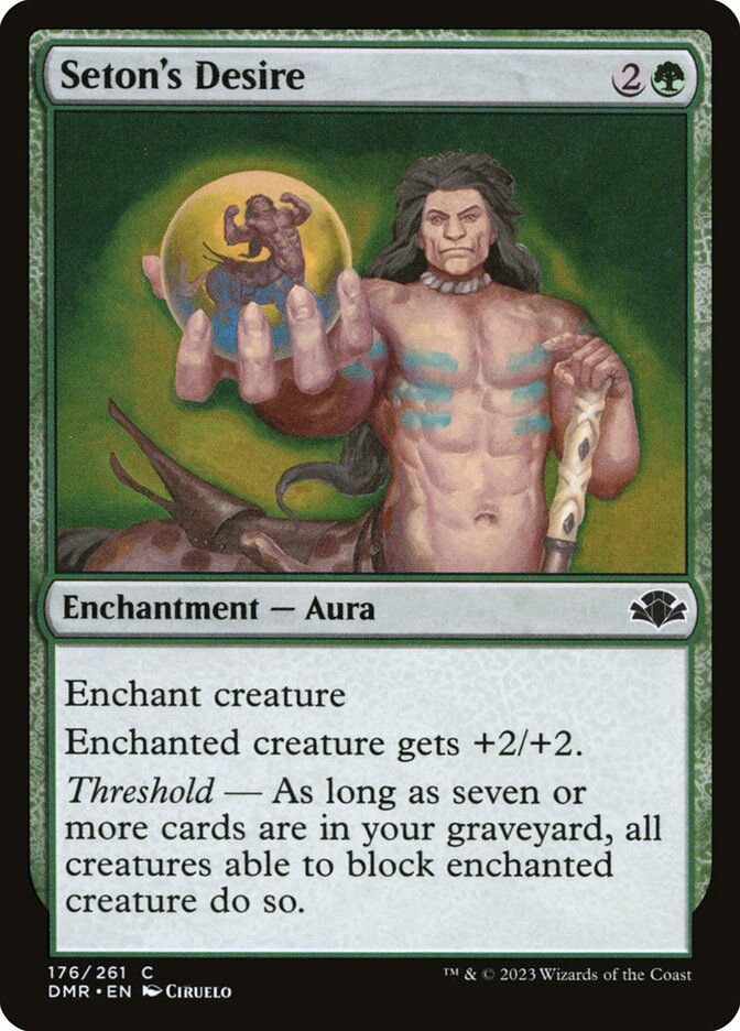Seton's Desire 176 - Dominaria Remastered MTG card