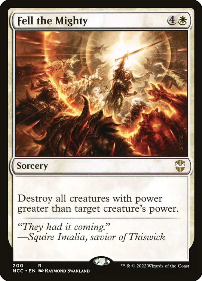 Fell the Mighty 200 - New Capenna Commander MTG card