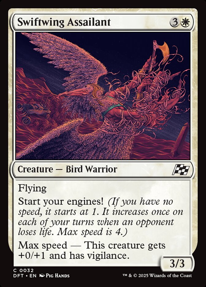 Swiftwing Assailant 32 - Aetherdrift MTG card