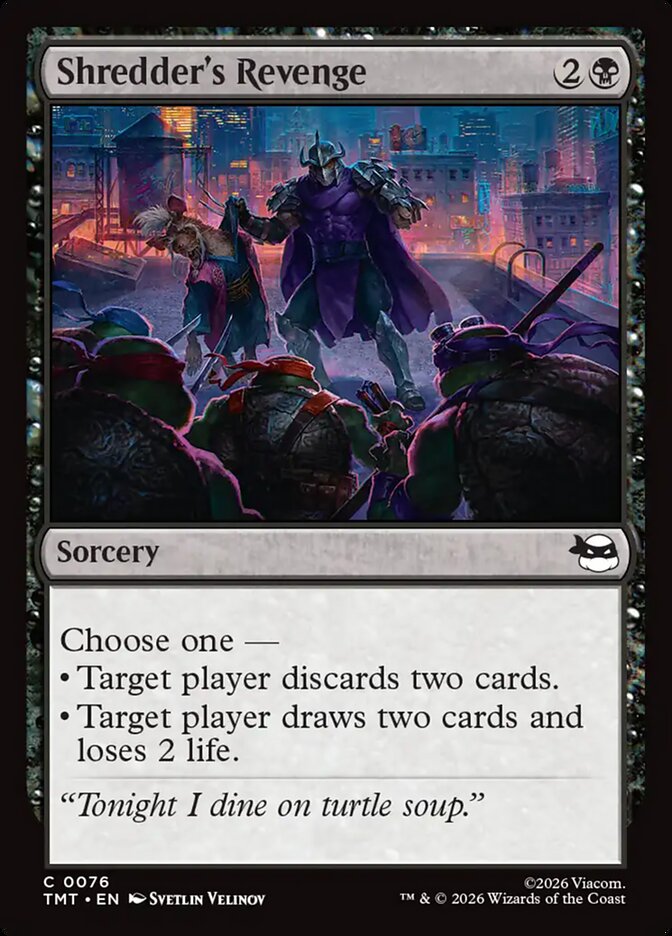 Shredder's Revenge 76 - Teenage Mutant Ninja Turtles MTG card