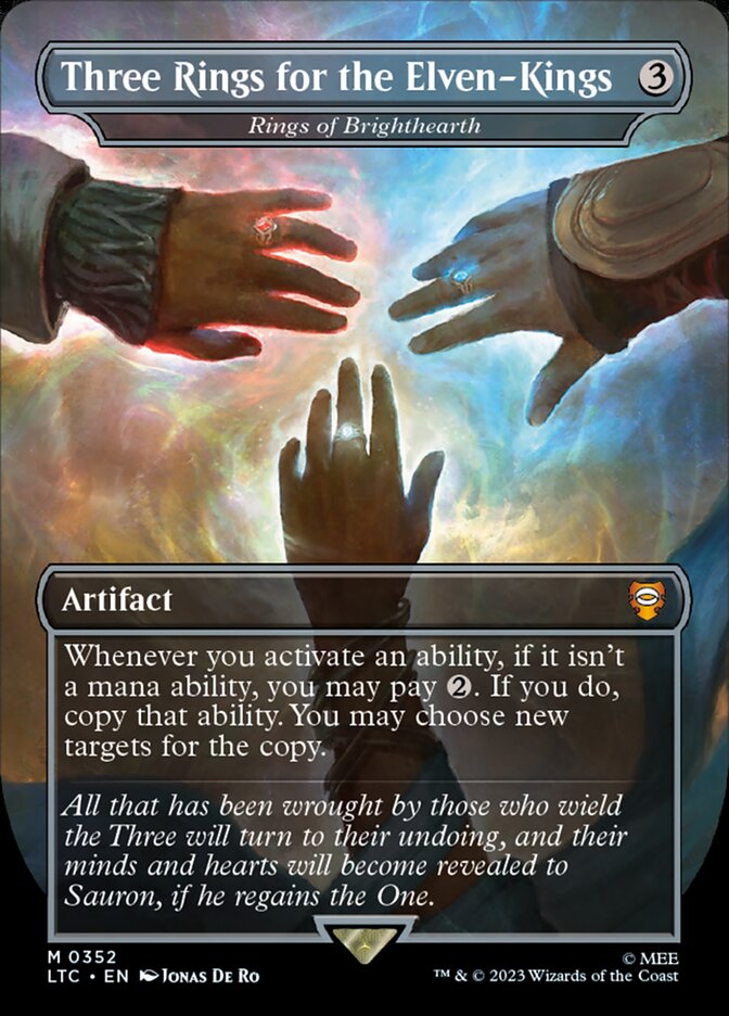 Rings of Brighthearth 352 - Tales of Middle-earth Commander MTG card