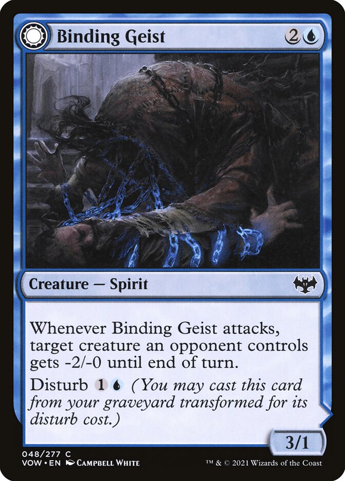 Binding Geist // Spectral Binding 48 - Innistrad: Crimson Vow MTG card