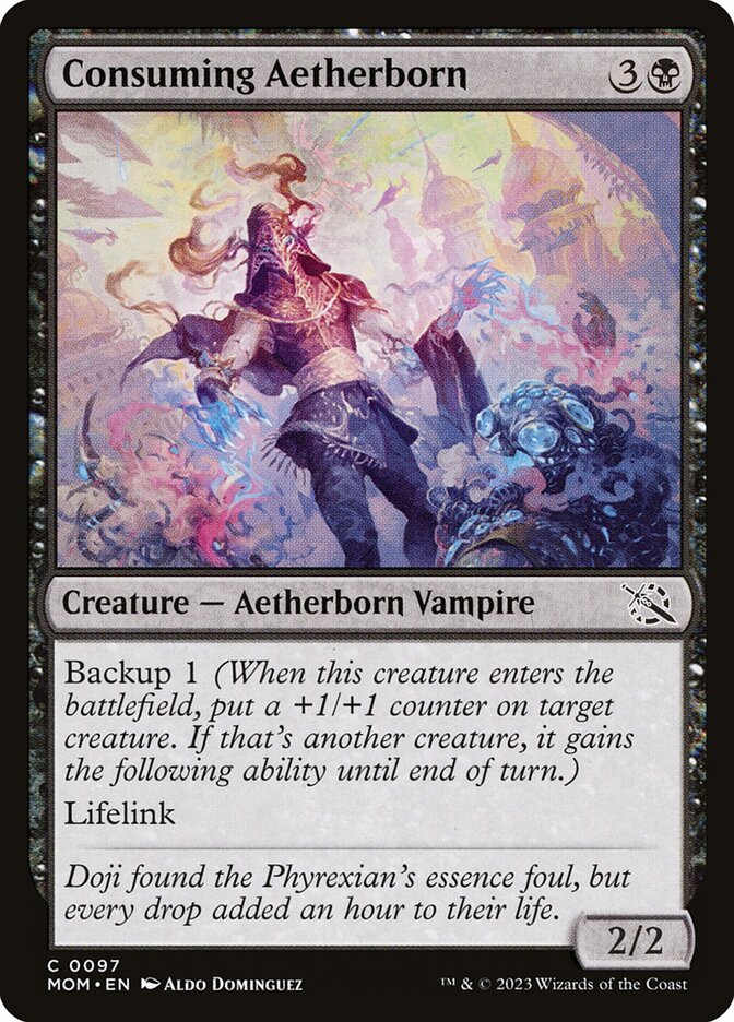 Consuming Aetherborn 97 - March of the Machine MTG card