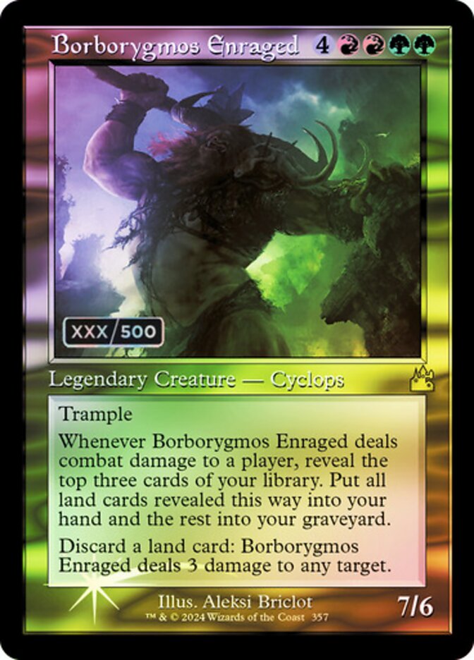 Borborygmos Enraged 357z - Ravnica Remastered MTG card