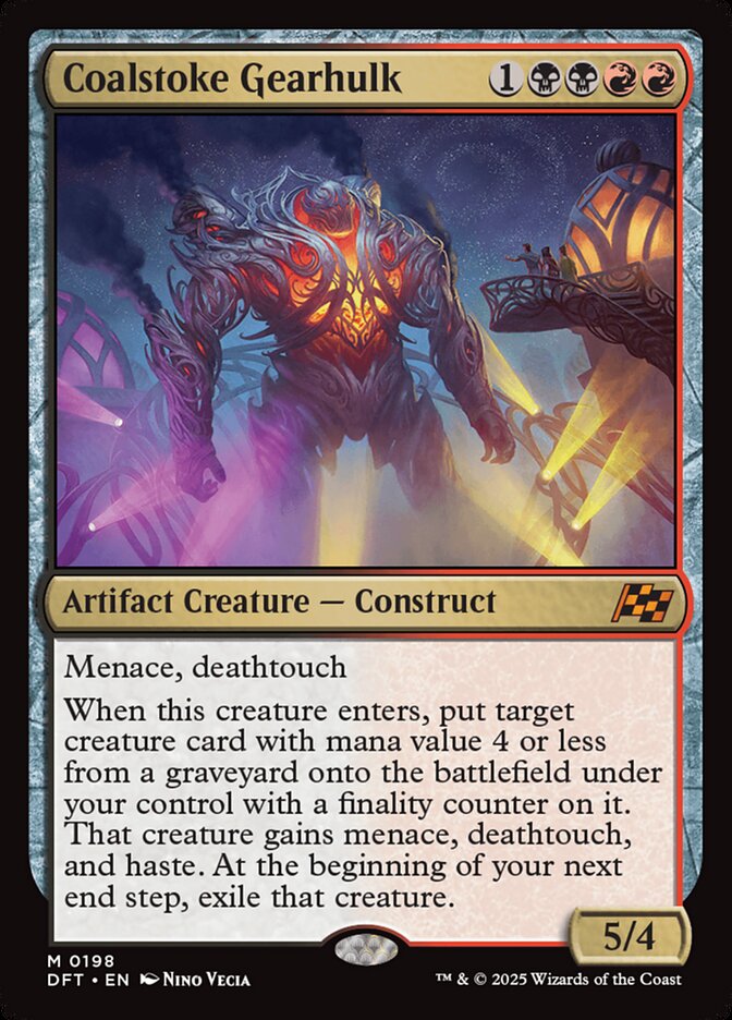 Coalstoke Gearhulk 198 - Aetherdrift MTG card