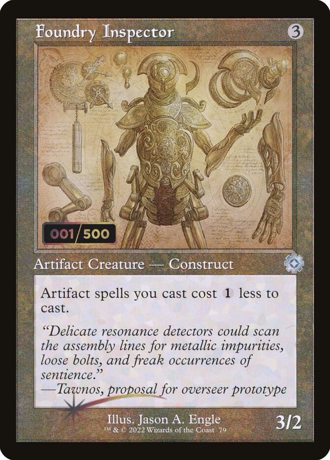 Foundry Inspector 79z - The Brothers' War Retro Artifacts MTG card