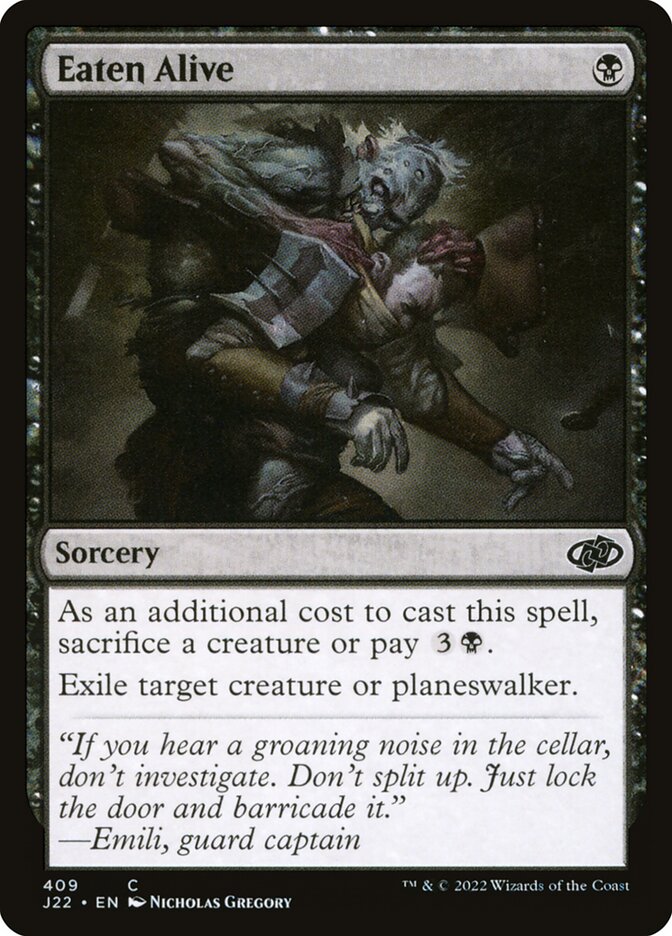 Eaten Alive 409 - Jumpstart 2022 MTG card