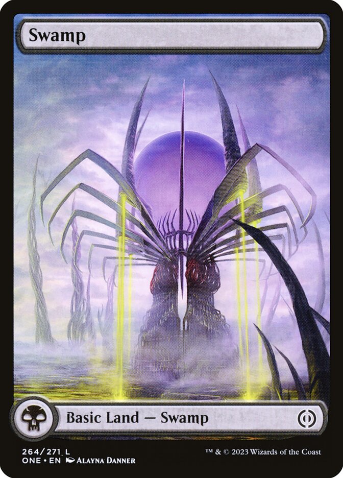 Swamp 264 - Phyrexia: All Will Be One MTG card