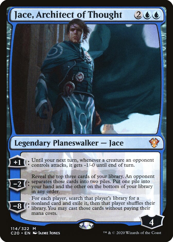 Jace, Architect of Thought 114 - Commander 2020 MTG card
