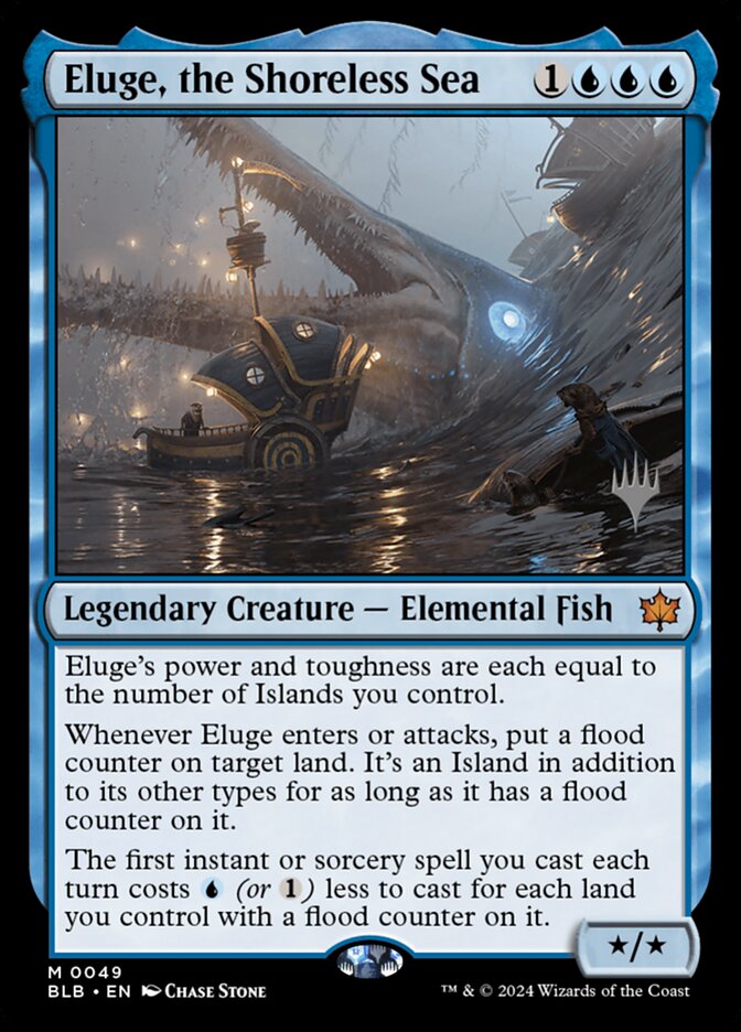 Eluge, the Shoreless Sea 49p - Bloomburrow Promos MTG card