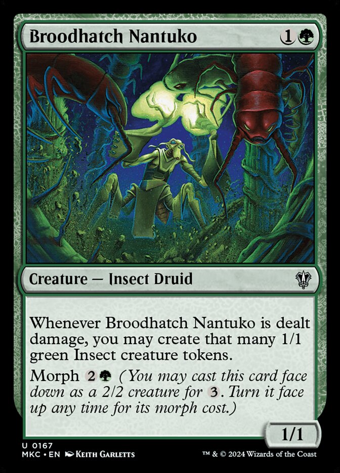 Broodhatch Nantuko 167 - Murders at Karlov Manor Commander MTG card