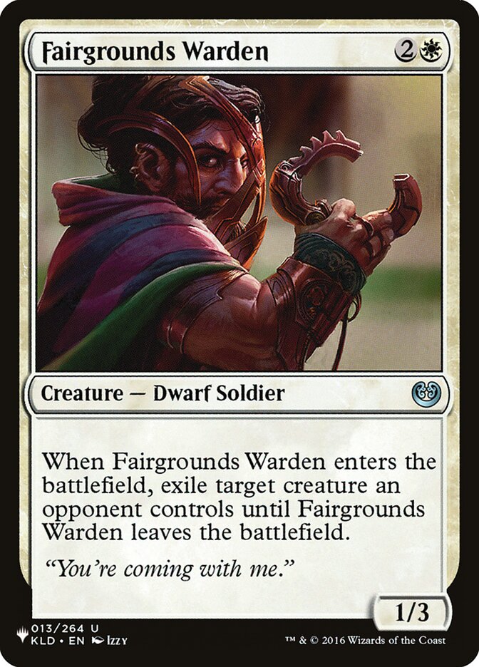 Fairgrounds Warden KLD-13 - The List MTG card
