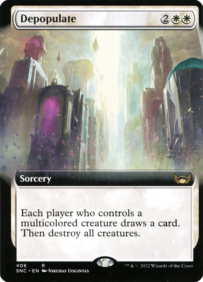 Depopulate 406 - Streets of New Capenna MTG card