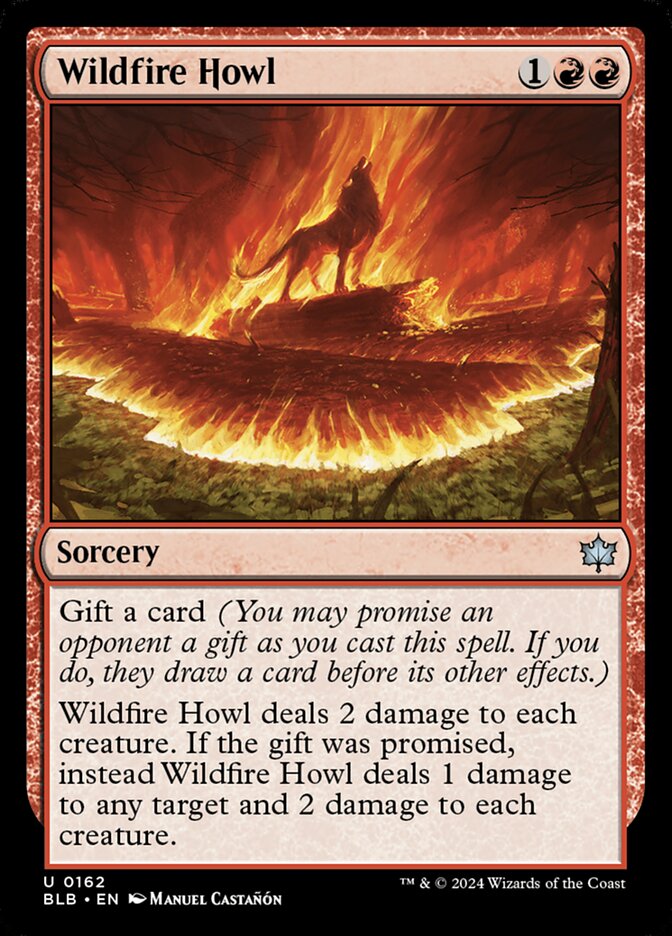 Wildfire Howl 162 - Bloomburrow MTG card