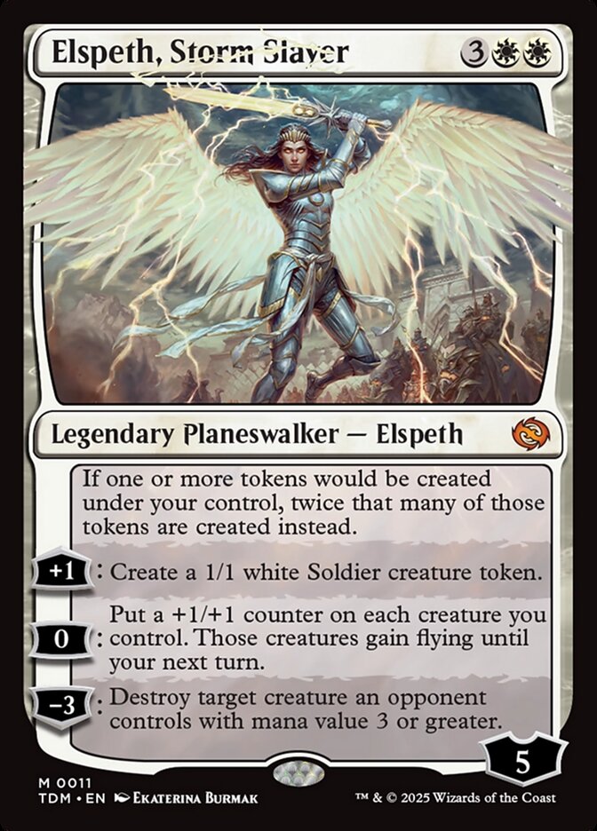 Elspeth, Storm Slayer 11 - Tarkir: Dragonstorm MTG card