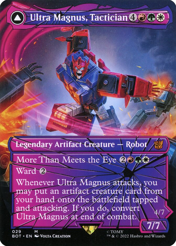 Ultra Magnus, Tactician // Ultra Magnus, Armored Carrier 29 - Transformers MTG card